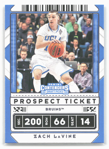 
2020 Panini Contenders Draft Picks #25b Zach LaVine