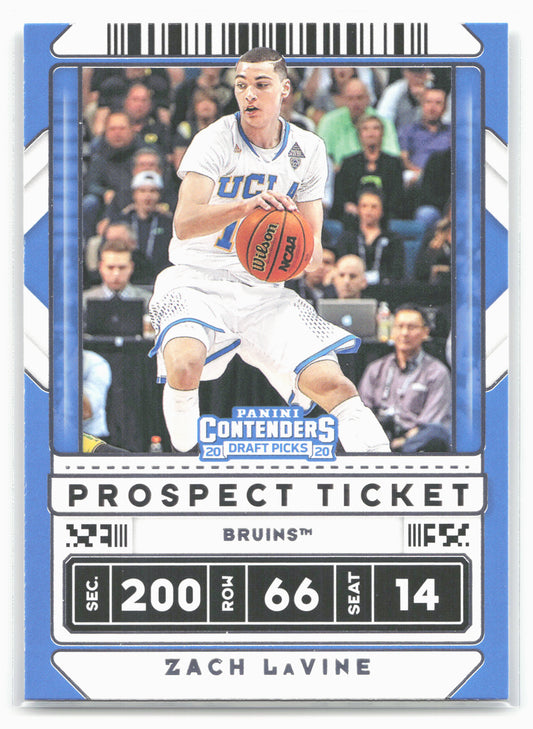 2020 Panini Contenders Draft Picks #25b Zach LaVine