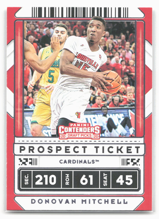 2020 Panini Contenders Draft Picks #43b Donovan Mitchell