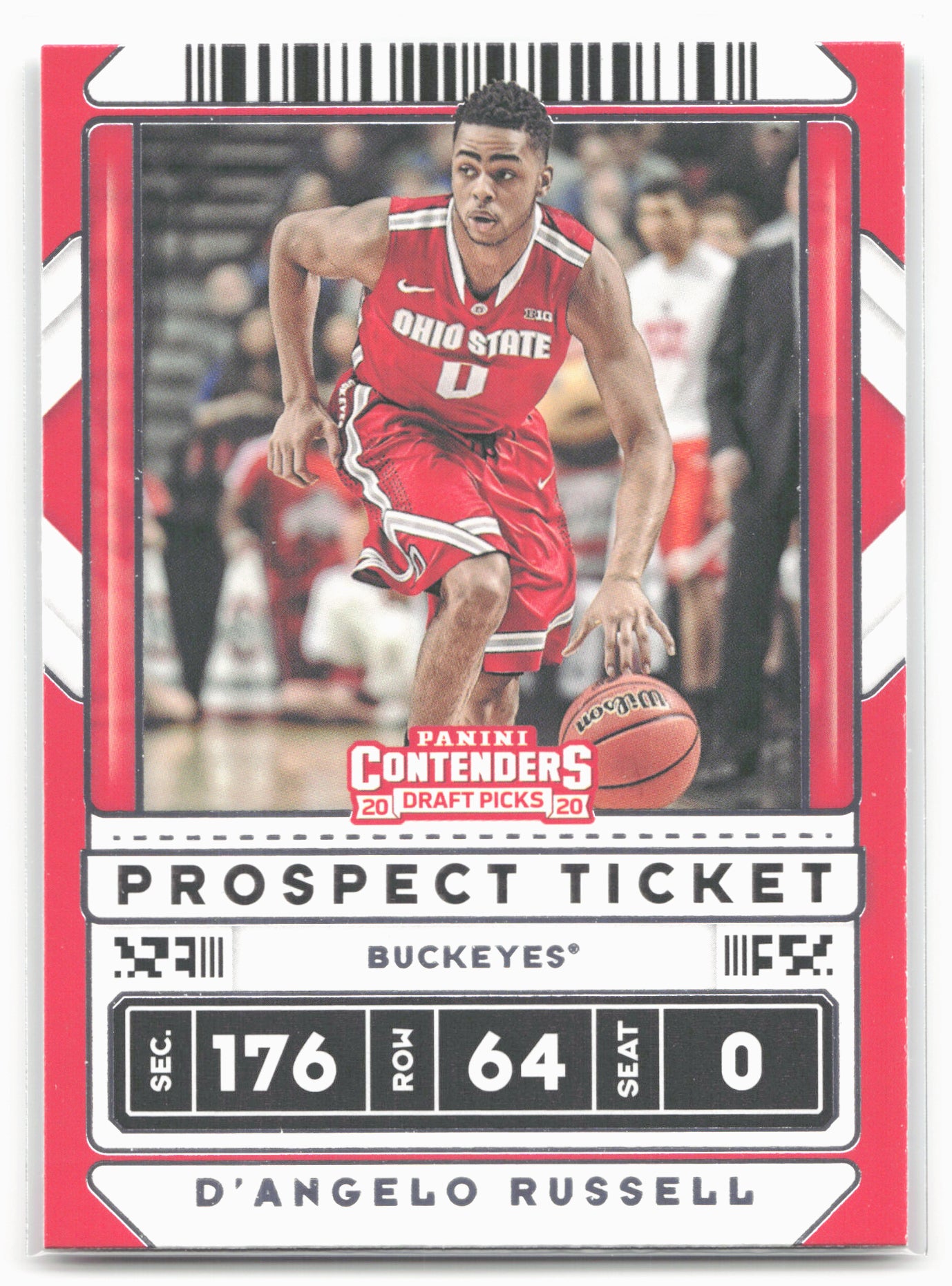 2020 Panini Contenders Draft Picks #37 D'Angelo Russell