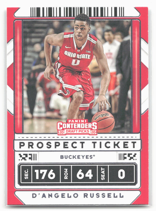 2020 Panini Contenders Draft Picks #37 D'Angelo Russell