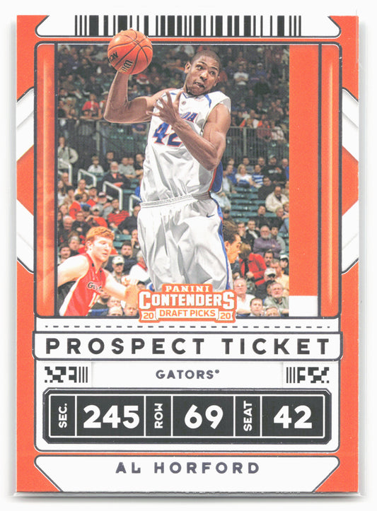 2020 Panini Contenders Draft Picks #16b Al Horford White jersey