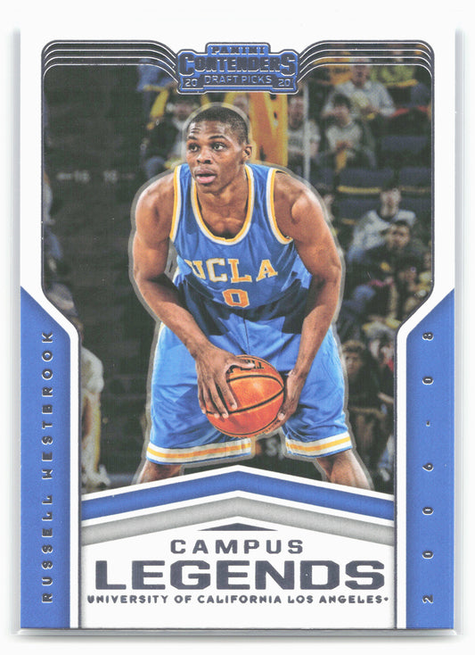 2020 Panini Contenders Draft Picks #34 Russell Westbrook Campus Legends