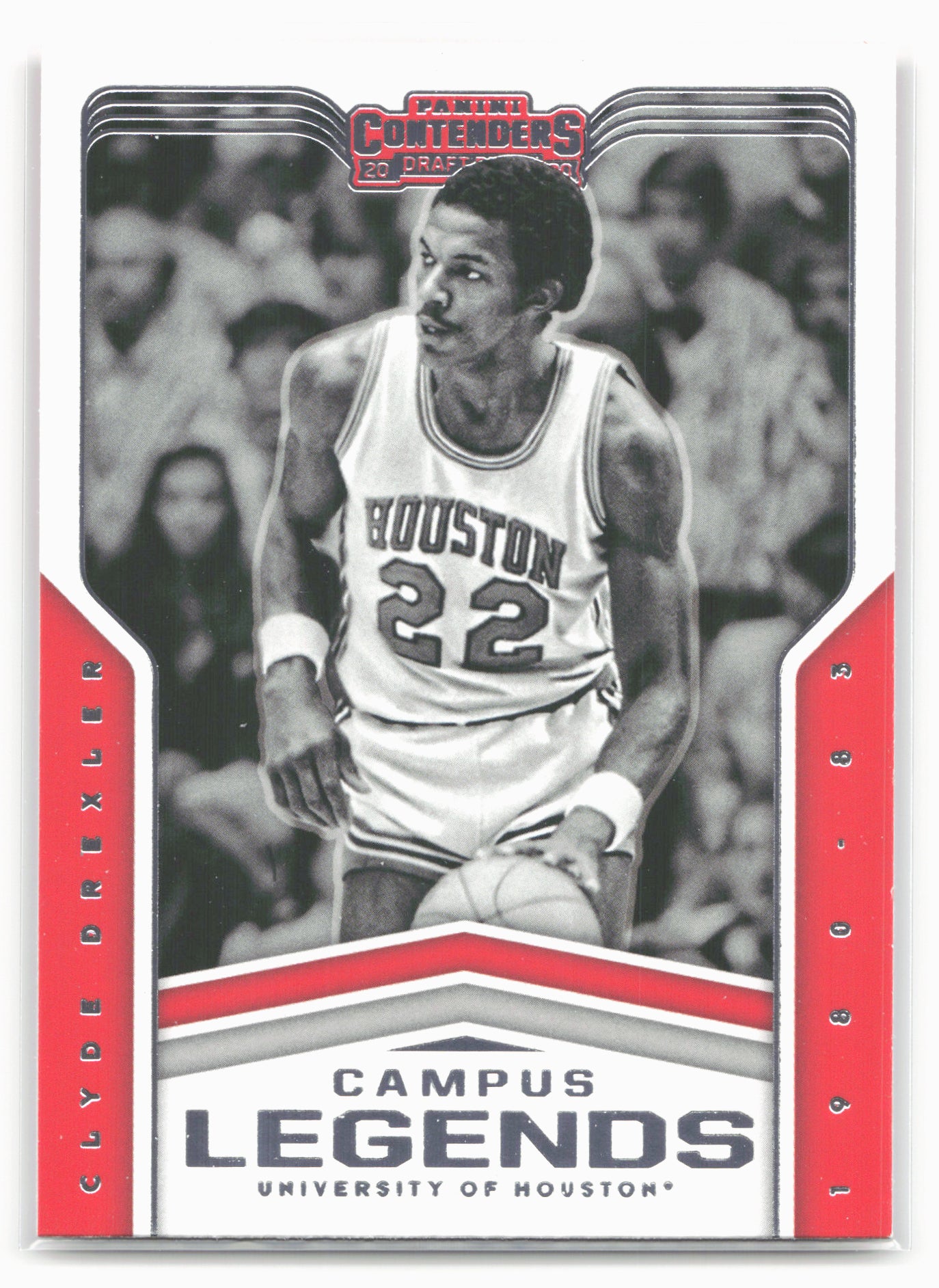 2020 Panini Contenders Draft Picks #20 Clyde Drexler Campus Legends
