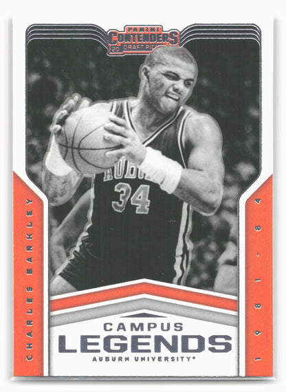 2020 Panini Contenders Draft Picks #5 Charles Barkley Campus Legends