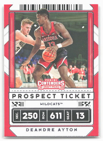
2020 Panini Contenders Draft Picks #21 Deandre Ayton