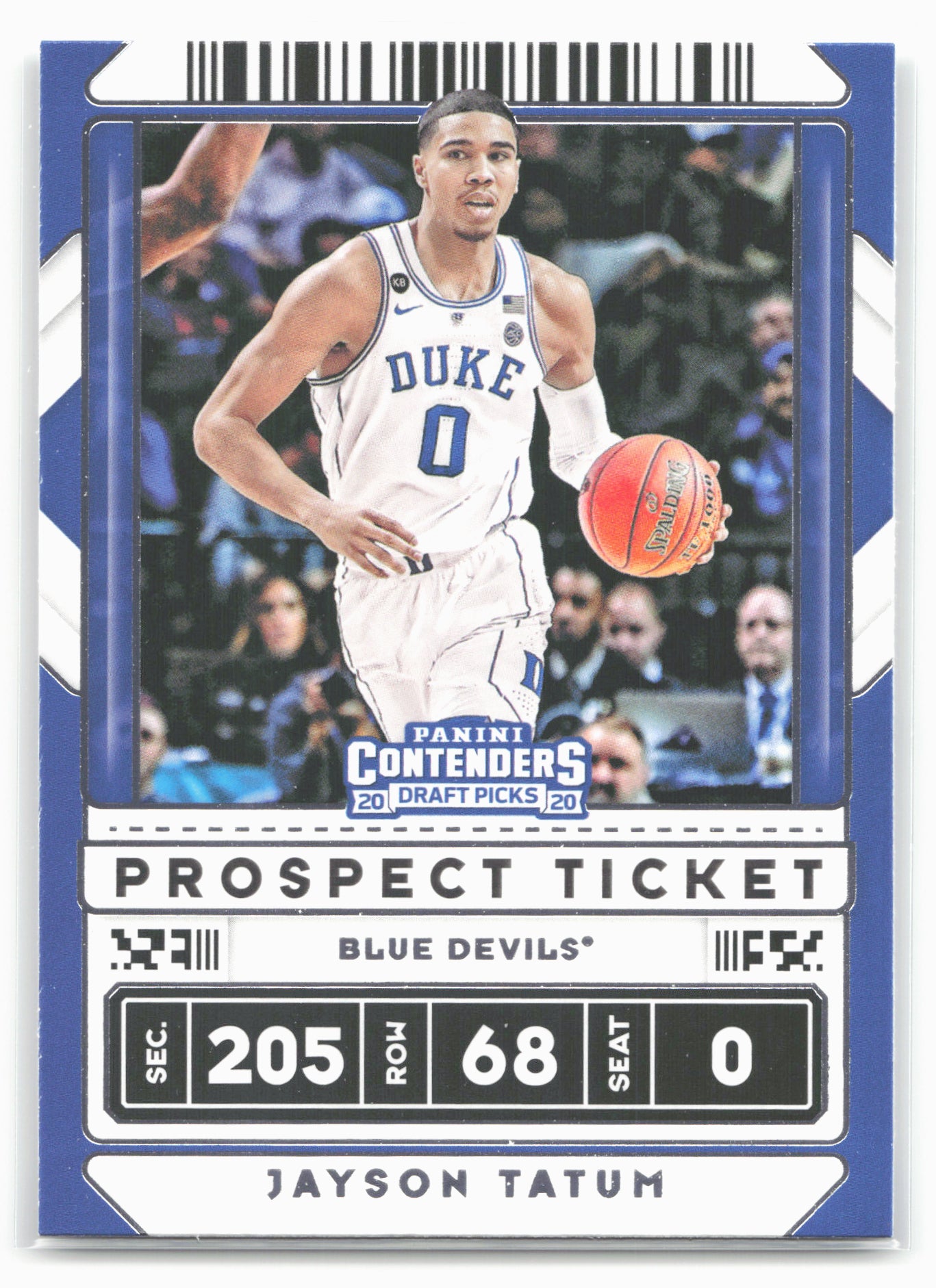 2020 Panini Contenders Draft Picks #8 Jayson Tatum