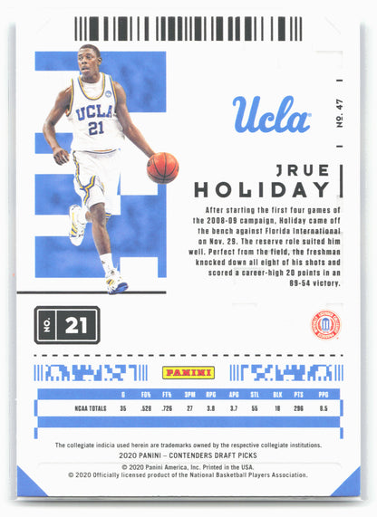 2020 Panini Contenders Draft Picks #47 Jrue Holiday