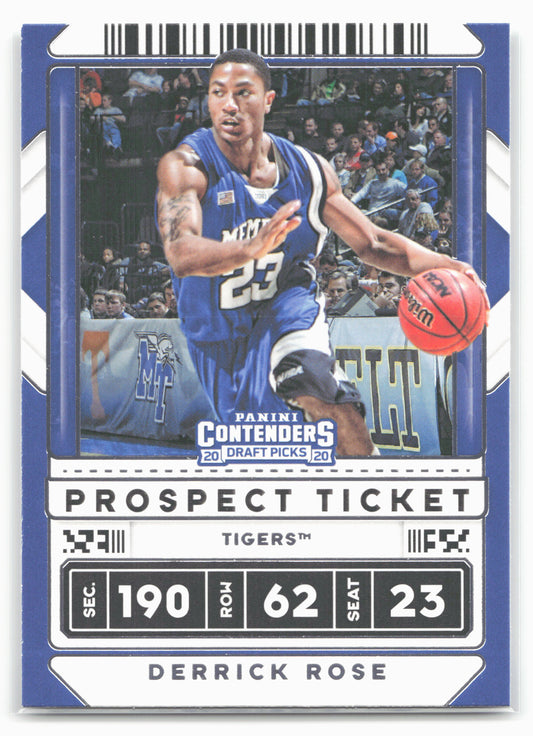 2020 Panini Contenders Draft Picks #4 Derrick Rose