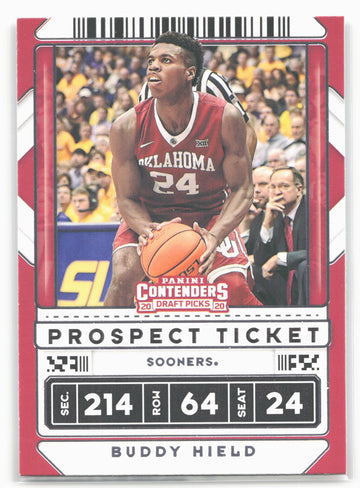 
2020 Panini Contenders Draft Picks #24 Buddy Hield