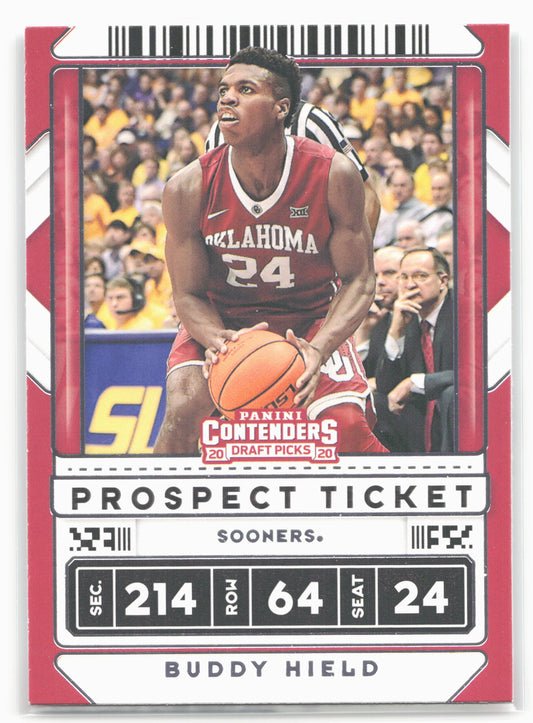 2020 Panini Contenders Draft Picks #24 Buddy Hield