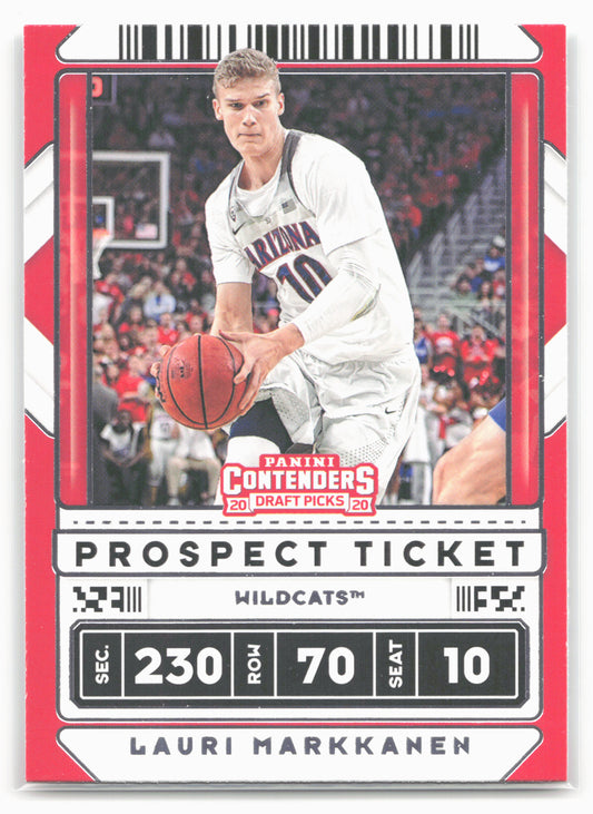 2020 Panini Contenders Draft Picks #26 Lauri Markkanen