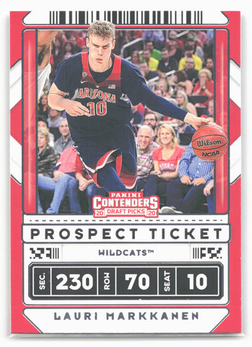 
2020 Panini Contenders Draft Picks #26b Lauri Markkanen