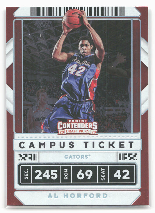 2020 Panini Contenders Draft Picks #16 Al Horford Campus Ticket