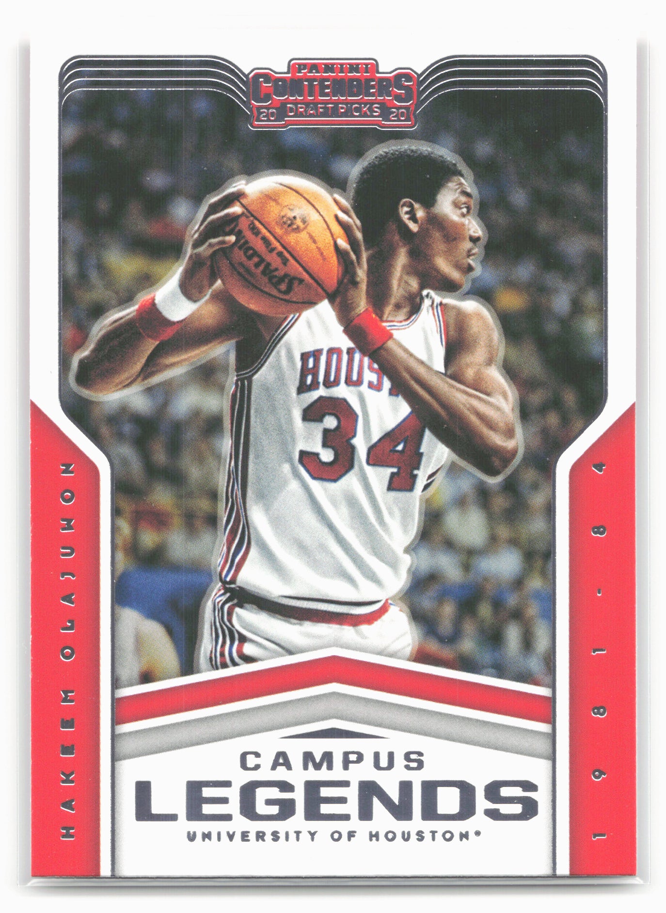 2020 Panini Contenders Draft Picks #19 Hakeem Olajuwon Campus Legends
