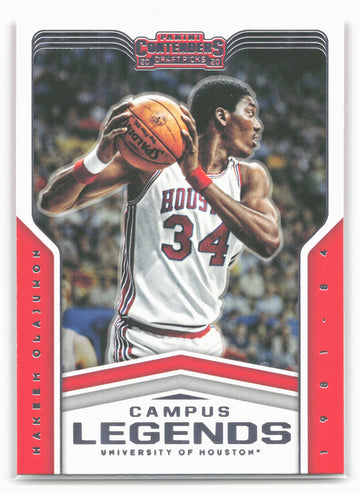 
2020 Panini Contenders Draft Picks #19 Hakeem Olajuwon Campus Legends