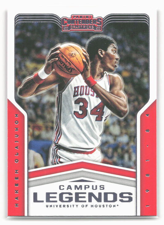 2020 Panini Contenders Draft Picks #19 Hakeem Olajuwon Campus Legends