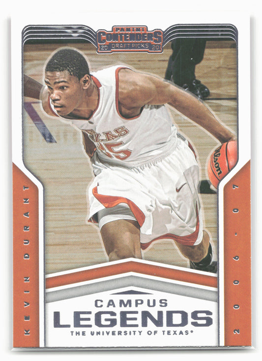 2020 Panini Contenders Draft Picks #24 Kevin Durant Campus Legends