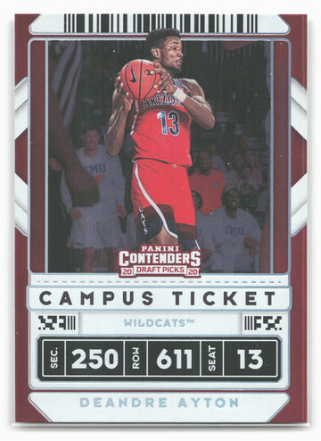 
2020 Panini Contenders Draft Picks #21b Deandre Ayton Campus Ticket