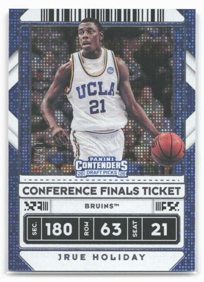 2020 Panini Contenders Draft Picks #47 Jrue Holiday Conference Finals Ticket