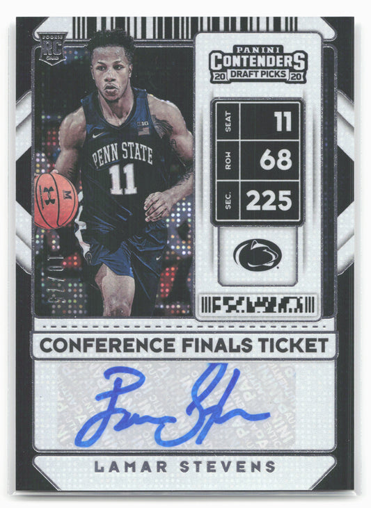 2020 Panini Contenders Draft Picks #108b Lamar Stevens Con Finals Ticket #/75