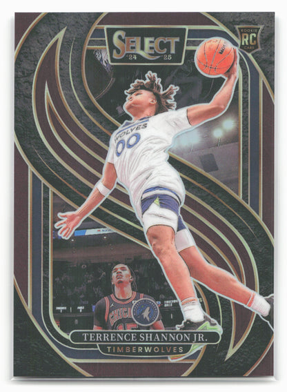 2024-25 Panini Select #183 Terrence Shannon Jr. Maroon Prizm #/175