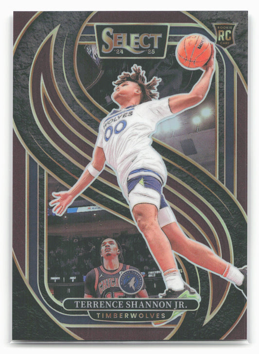 2024-25 Panini Select #183 Terrence Shannon Jr. Maroon Prizm #/175