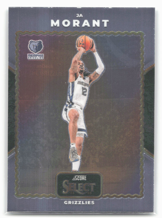 2024-25 Panini Select #12 Ja Morant Score Select Throwback
