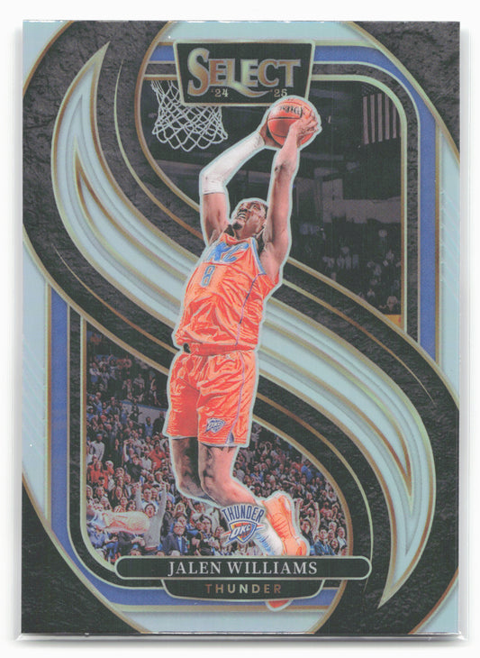 2024-25 Panini Select #124 Jalen Williams Silver Prizm