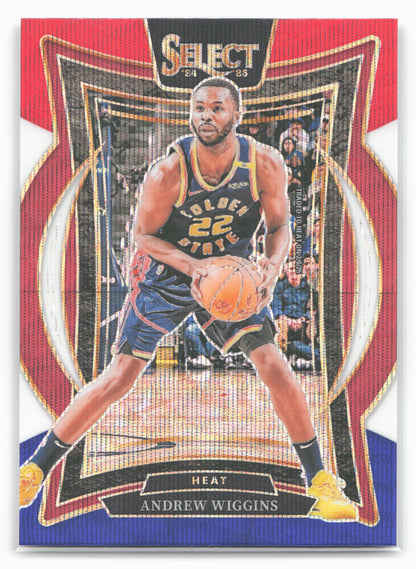 2024-25 Panini Select #5 Andrew Wiggins Tri-Color Prizm