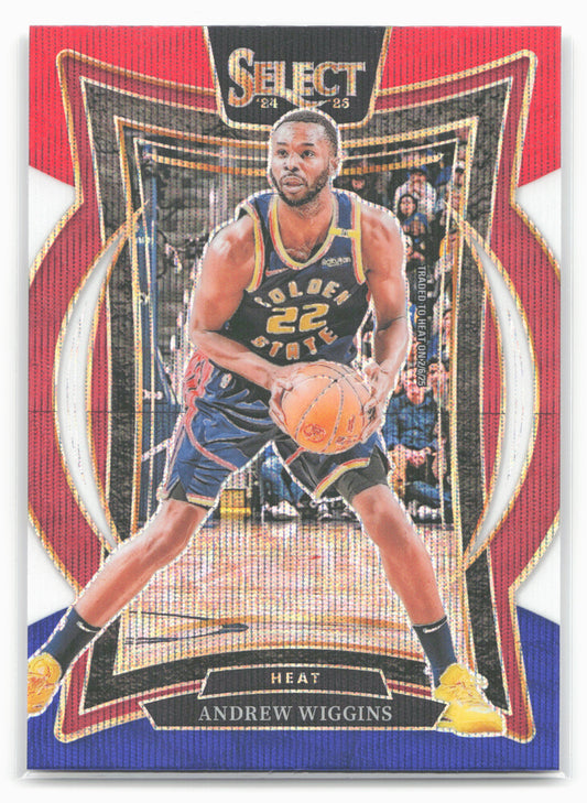 2024-25 Panini Select #5 Andrew Wiggins Tri-Color Prizm
