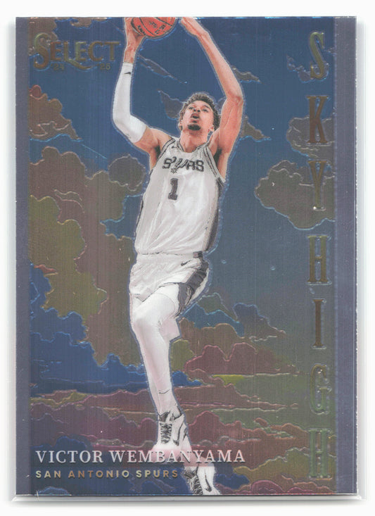 2024-25 Panini Select #11 Victor Wembanyama Sky High