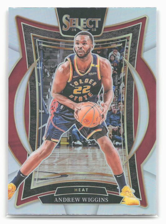 2024-25 Panini Select #5 Andrew Wiggins Silver Prizm