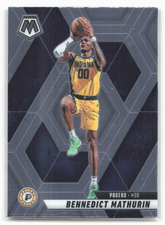 2024-25 Panini Mosaic #154 Bennedict Mathurin