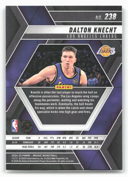 2024-25 Panini Mosaic #238 Dalton Knecht