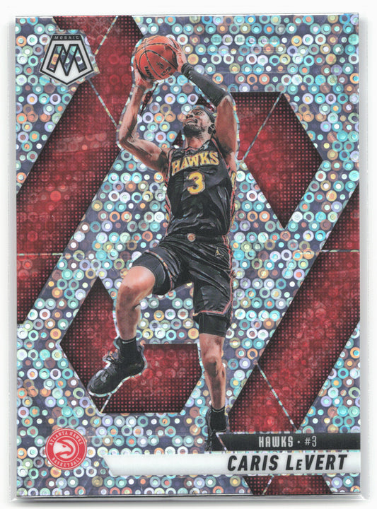 2024-25 Panini Mosaic #103 Caris LeVert Fast Break Silver Mosaic