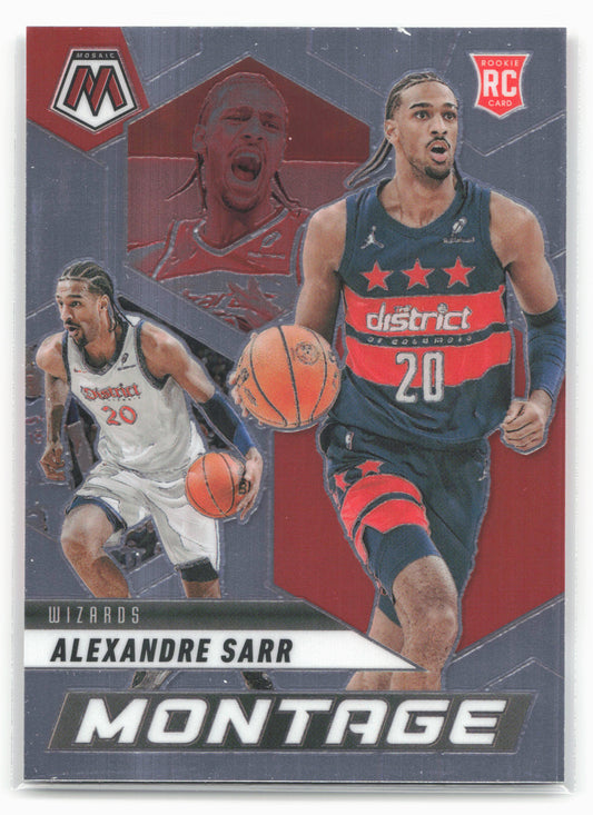 2024-25 Panini Mosaic #30 Alexandre Sarr Montage