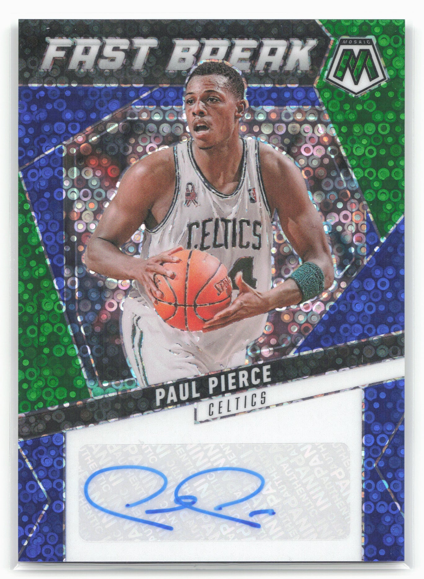 2024-25 Mosaic Paul Pierce AFB-PPE Fast Break Blue /25
