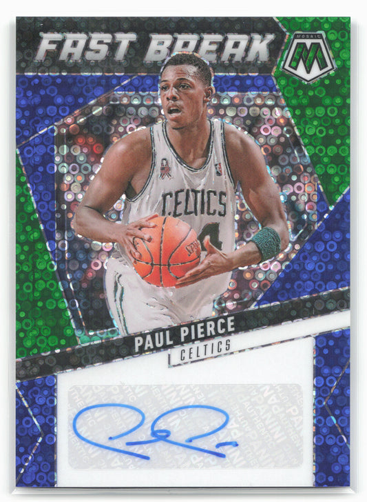 2024-25 Mosaic Paul Pierce AFB-PPE Fast Break Blue /25
