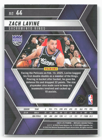 2024-25 Panini Mosaic #44 Zach LaVine