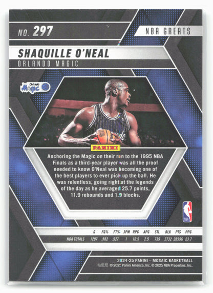 2024-25 Panini Mosaic #297 Shaquille O'Neal