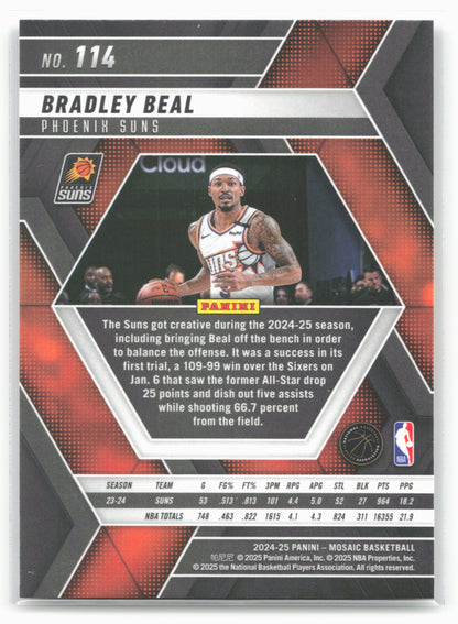 2024-25 Panini Mosaic #114 Bradley Beal
