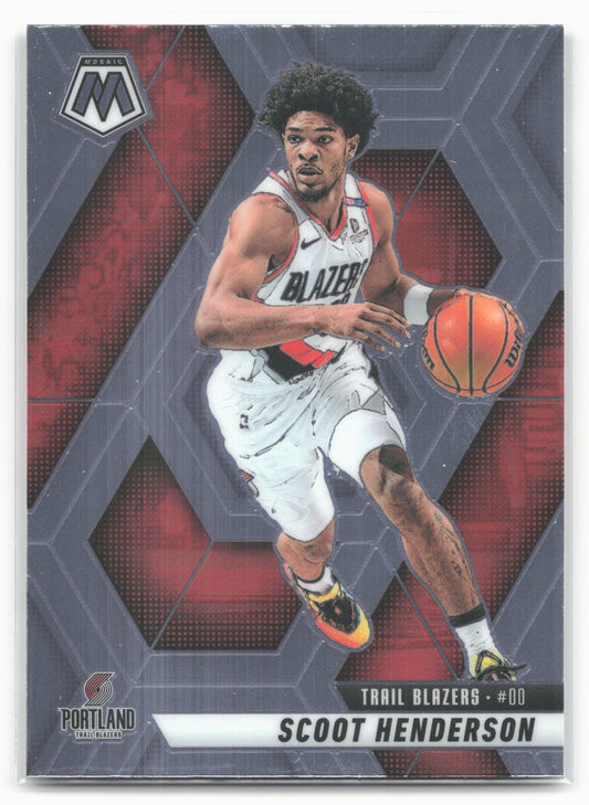 2024-25 Panini Mosaic #165 Scoot Henderson