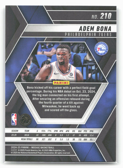 2024-25 Panini Mosaic #210 Adem Bona