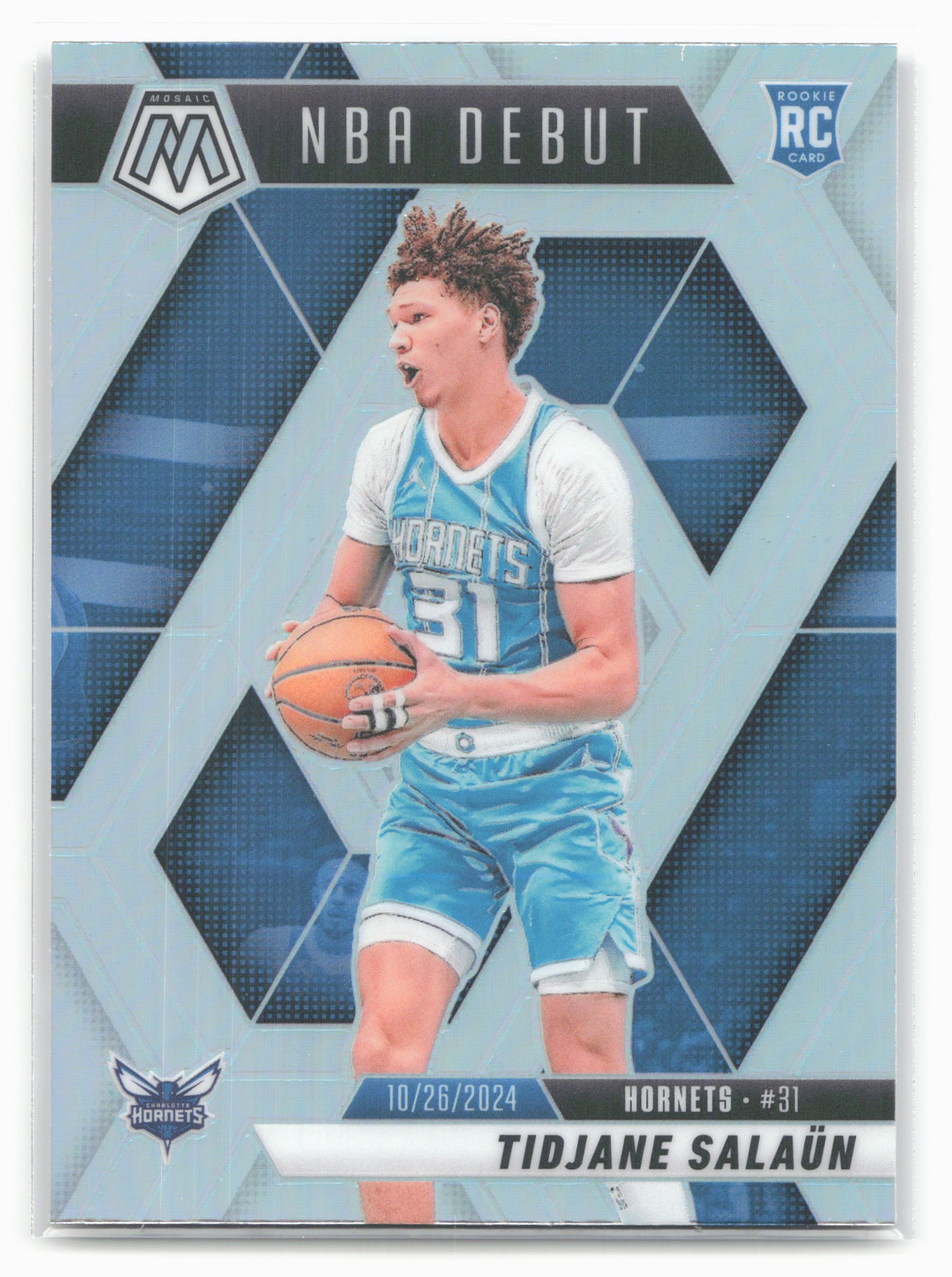 2024-25 Panini Mosaic #268 Tidjane Salaun Silver