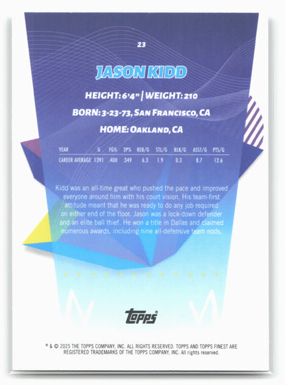 2024-25 Finest #23 Jason Kidd 20447