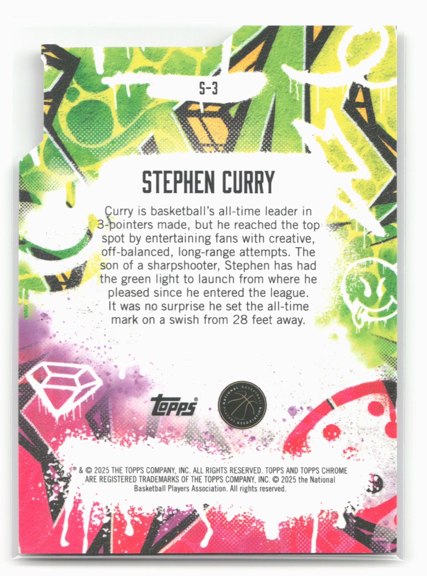 2024-25 Finest #S-3 Stephen Curry Showstoppers 20453