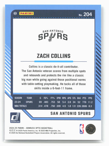 
2024-25 Donruss Optic #204 Zach Collins