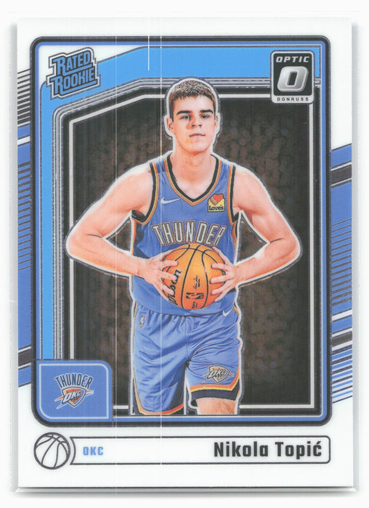 2024-25 Donruss Optic #278 Nikola Topic