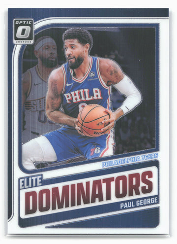 2024-25 Donruss Optic #11 Paul George Elite Dominators